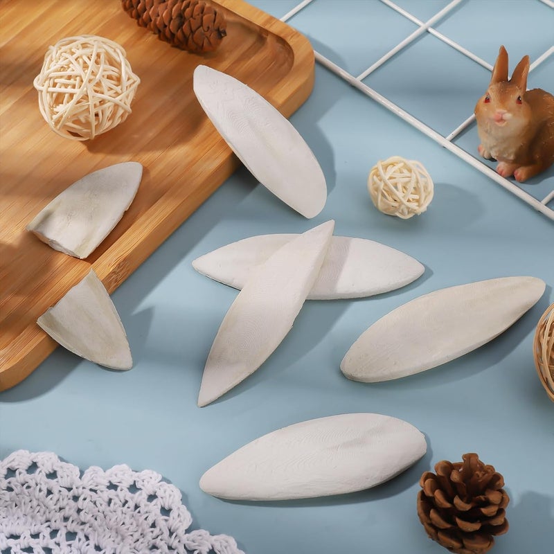 HEQU 6 Pcs Natural Cuttlebone Parakeets Pure Cuttlebone Calcium Stone for Tortoise Parakeets Canaries Cockatiels Turtles Cockatiel 9.5-10.4cm/3.7-4 inch - Image 5